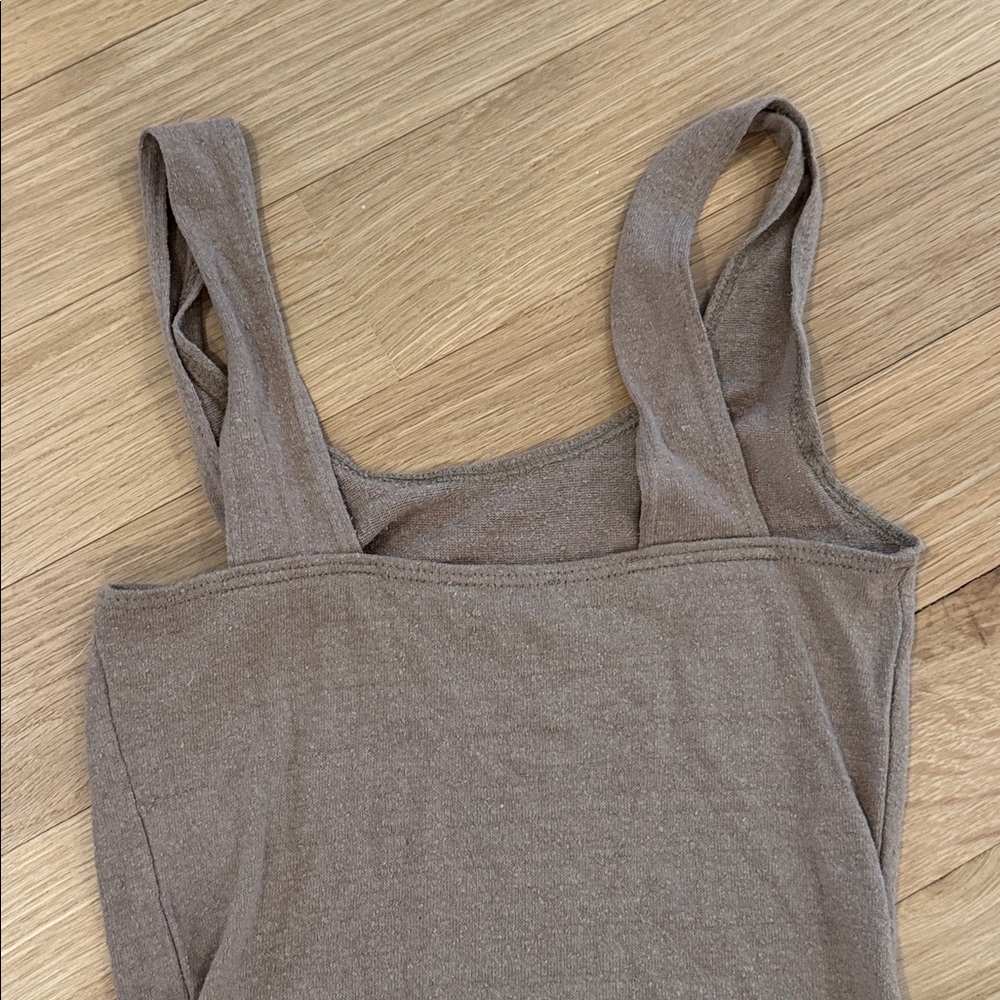 Ozma of California Christy Bodysuit, Regen Silk Noil Jersey, Tea XS - Picture 6 of 11